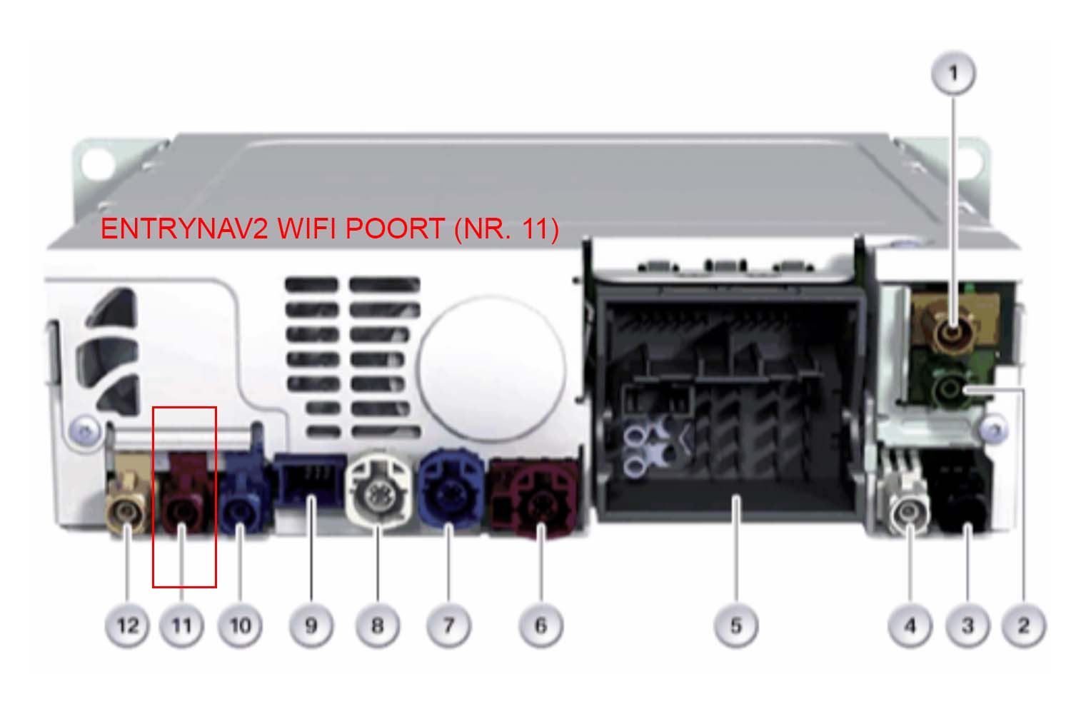 EntryNav2 WIFI poort